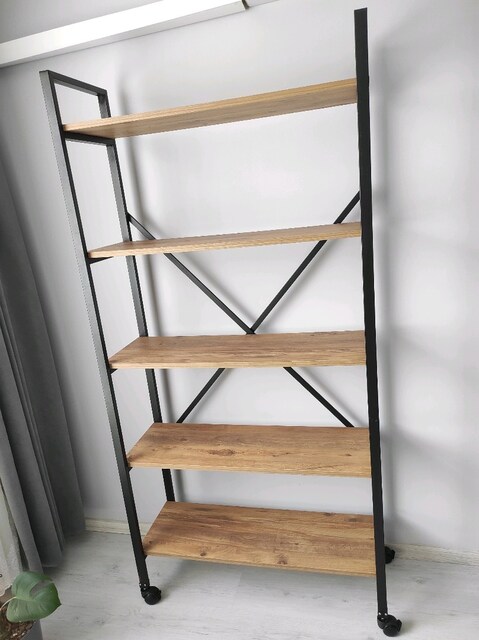 5 Raflı Mdf Çok Amaçlı Raf