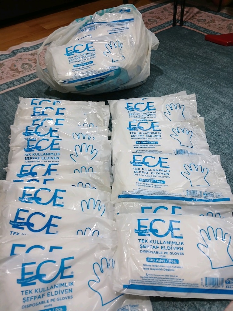 şefaf ECE HIŞIR ELDİVEN TeK KULANIM 10 kli var - 3