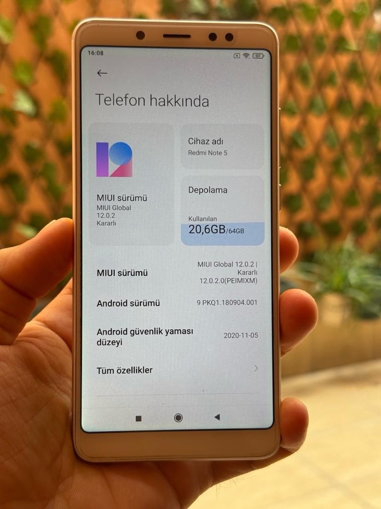 Xiaomi Redmi Note 5 Telefon 64GB Gold Renk Tertemiz Çiziksiz - 4
