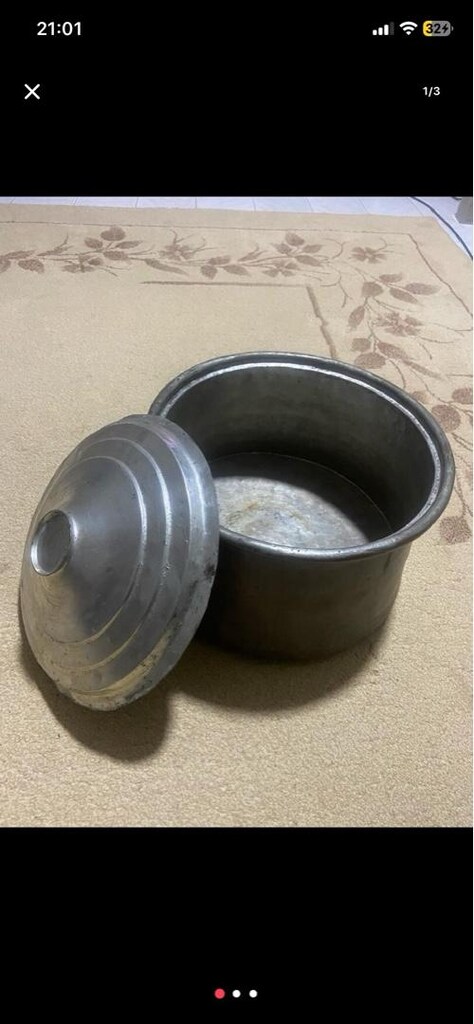 saf dövme bakır 35x22 cm 18 litre tencere kazan - 3