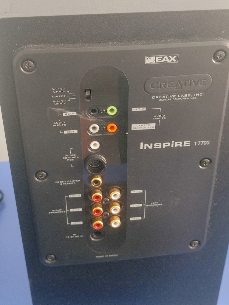 Creative İnspire T7700 + Audigy Rx 7+1 Deluxe Special Edition - 10