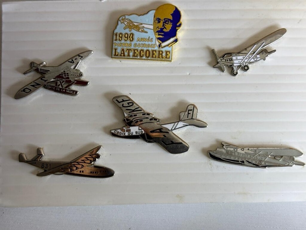 NADİR - 1993 Pierre-Georges Latécoère Sınırlı Üretim Havacılık Pin Set - 4