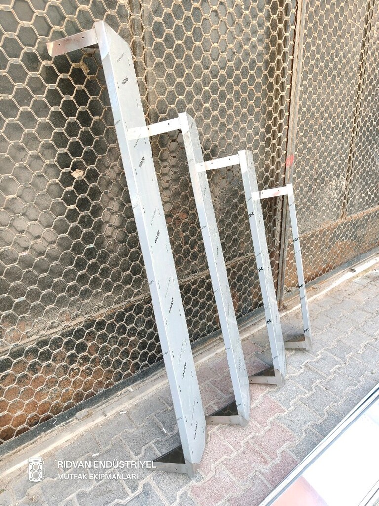 tek katlı duvar rafı krom duvar raf endüstriyel hazır mutfak duvar raf - 12