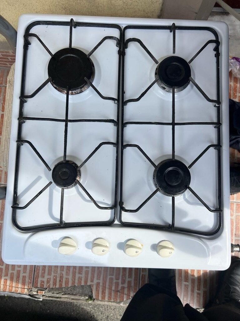 SÜSLER SSO-2126 BEYAZ EMAYE SET ÜSTÜ OCAK DOĞALGAZLI 4 Gözlü Ocak Beya - 3