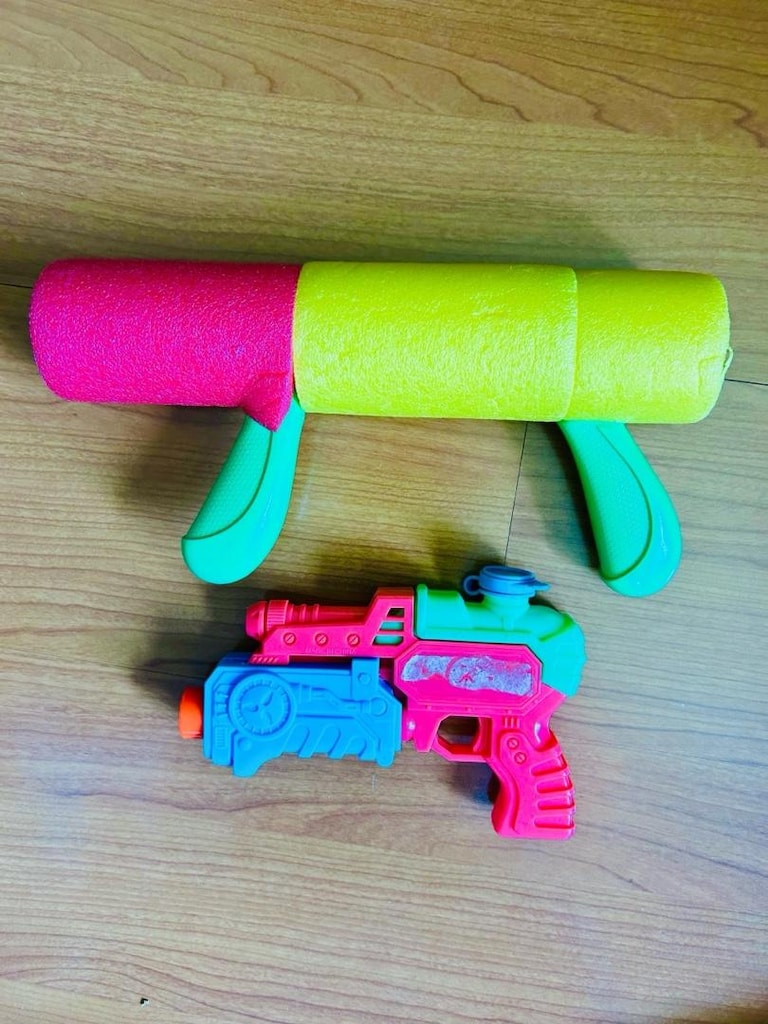 Nostaljik Su Tabancaları Dev boy 72 cm Rapid Shoot 3000+2 adet Açıklam - 11
