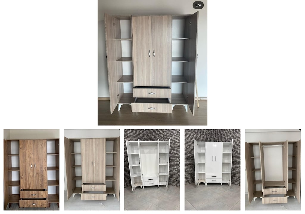 4 kapaklı elbise dolabı psbdisbcid - 6