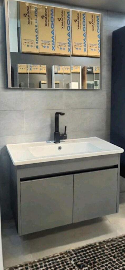 65 cm mdf kapakli banyo dolabi - 6