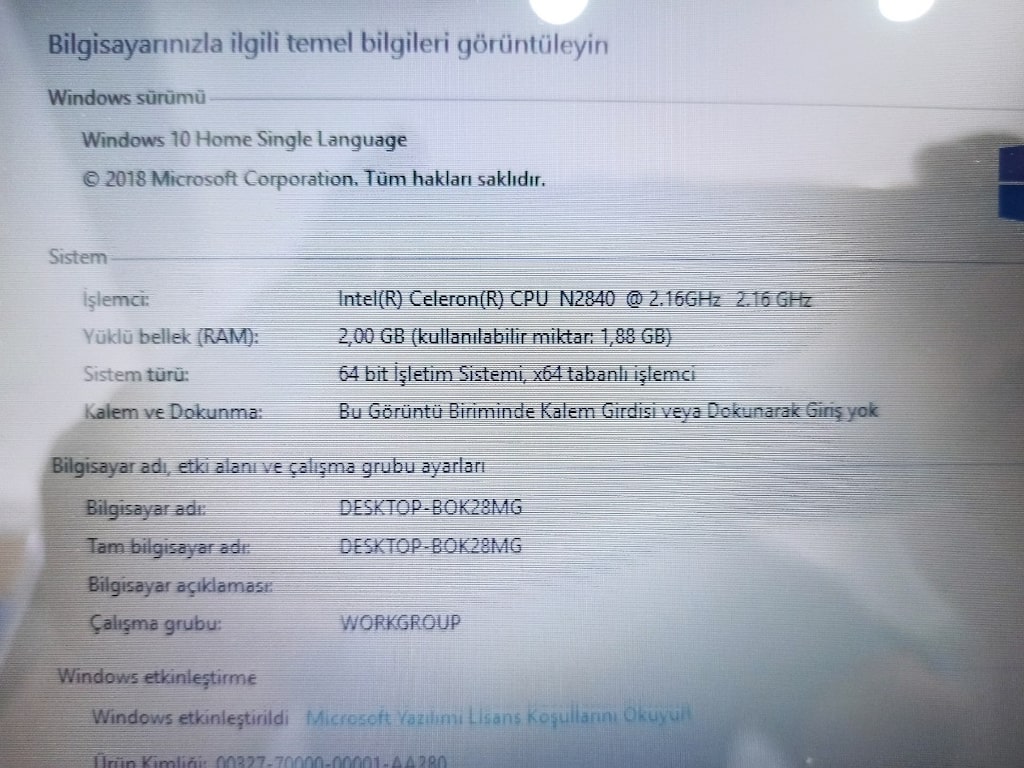 Toshiba Satellite CL10-B-102 İntel Celeron 2 GB Ram 32 GB Rom 13 inç - 3