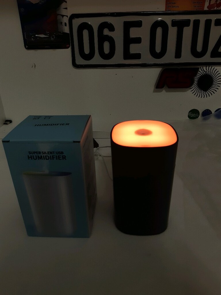 sahibinden sıfır ister ev ister arabaya nemlendirici buharlı rgb li - 3