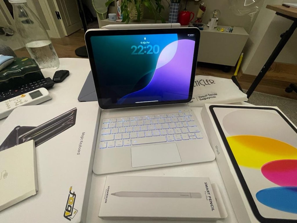 iPad A16 128 GB Wi-Fi 11. nesil Silver – Çok Temiz, Kutulu ve Aksesuar - 4