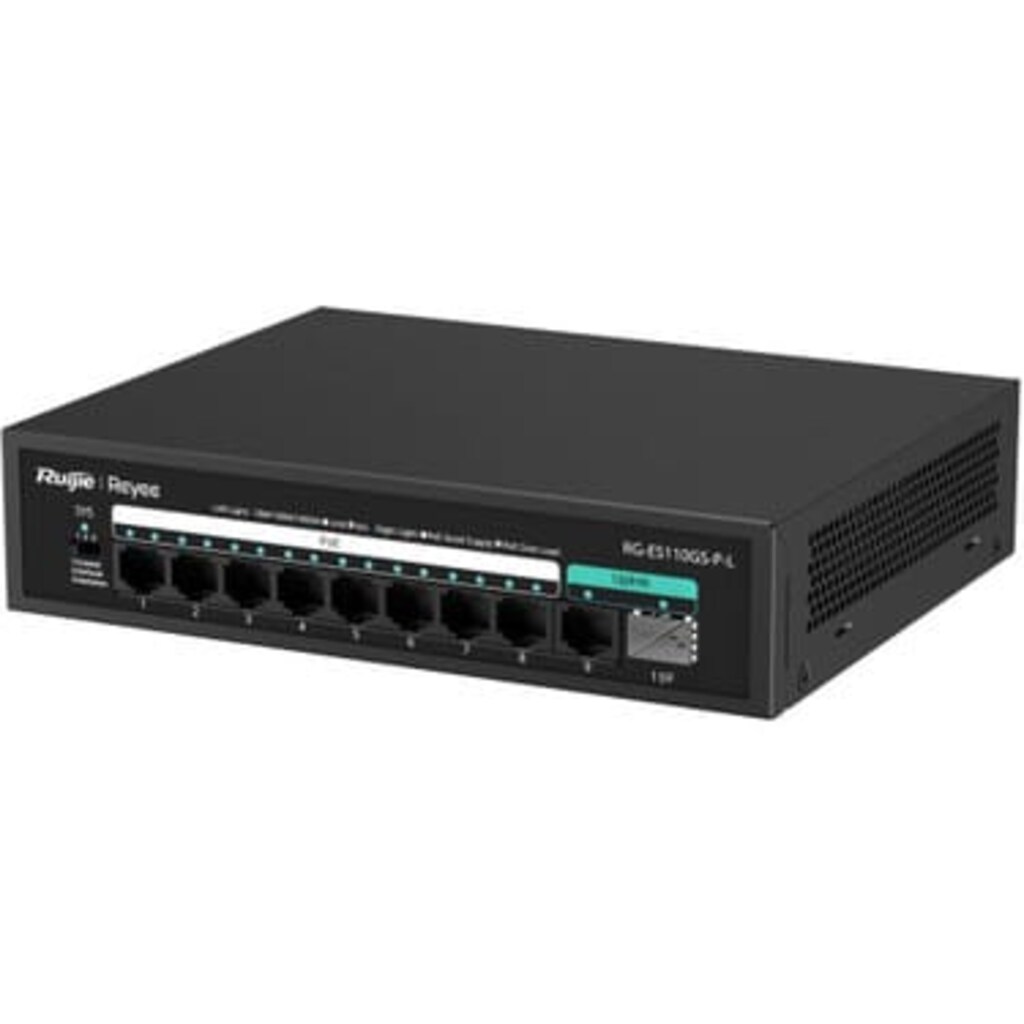 Ruijie Reyee RG-ES110GS-P-L 10-Port Gigabit PoE+ Akıllı Switch - 2