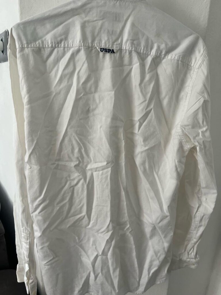 US POLO ASSN REGULAR FİT GÖMLEK XS BEDEN SIFIR AYARINDA SAYILI GİYİLDİ - 5