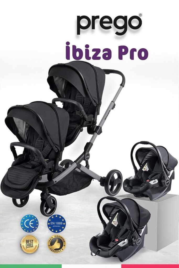 peg prego ikiz bebek arabası - 11