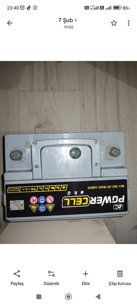 60 ah akü - 2