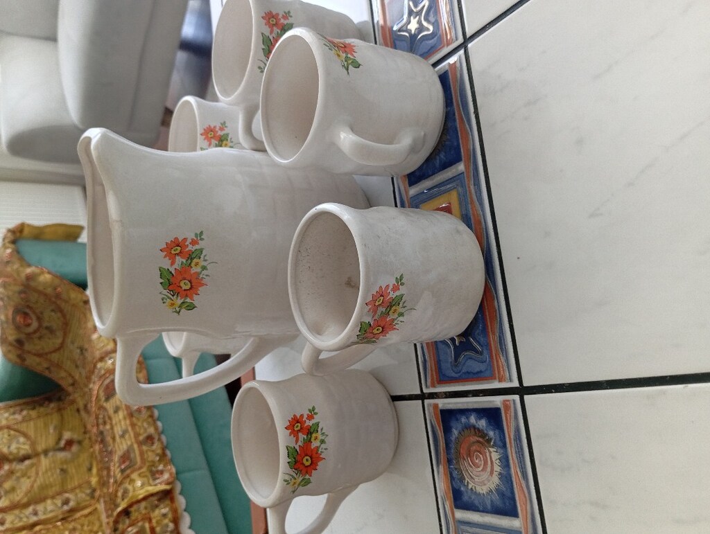 sürahi ve ayran takımı hiç kullanılmadı sıfır kutusunda - 3