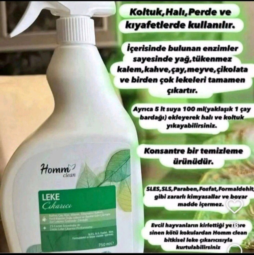 Homm Bitkisel Leke Çıkarıcı - 3