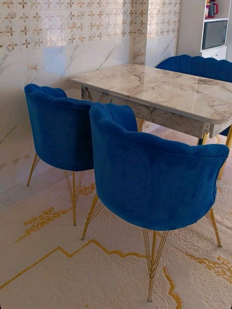 mutfak masa sandalye ve çay seti - 2