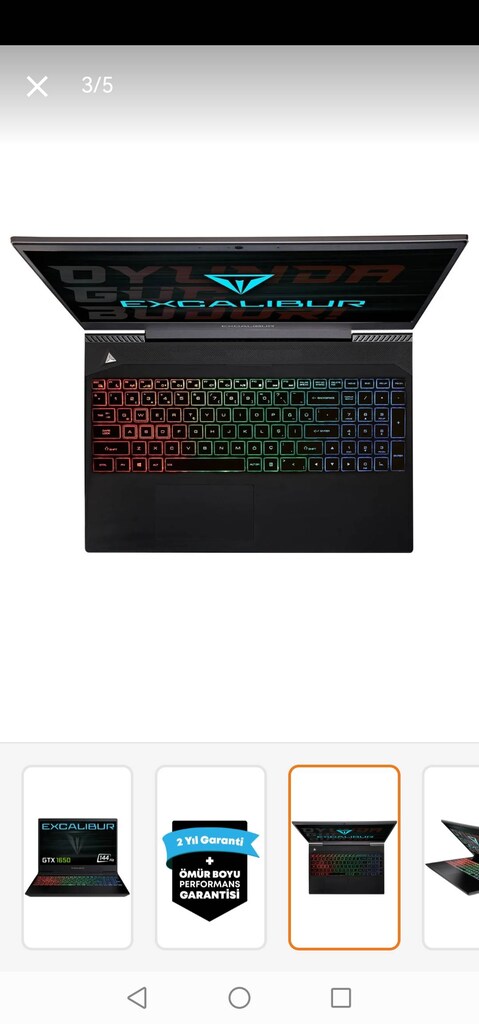 Casper Excalibur G770 sıfırdan farksız - 3