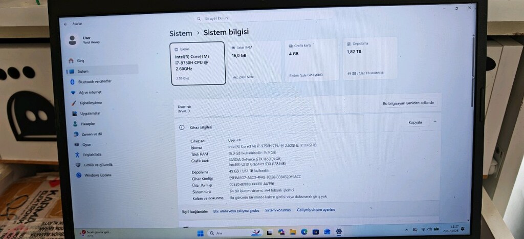 Lenovo L340-15irh Gaming i7 9750H 2.6Ghz - 4