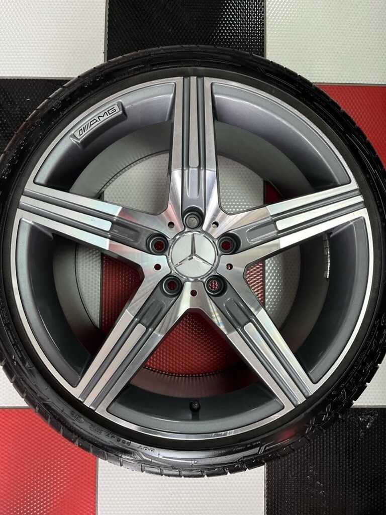 Mercedes AMG 18 inç çıkma 5/6aylık jant ön arka farklı ofsetli - 4