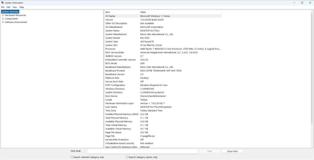 Nvidia 5070ti Amd 9800x3d 32gb Ram 2TB Disk x870e Anakart Gaming PC - 2