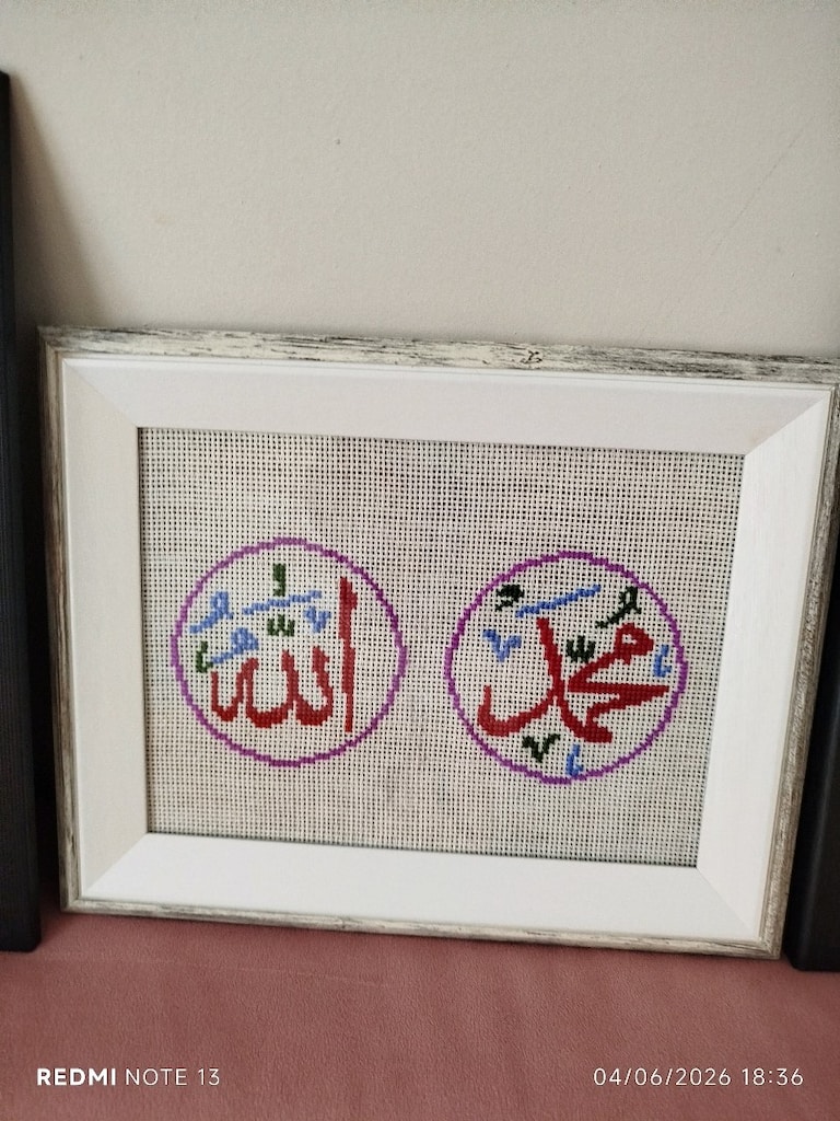 El işlemeli çerçeve - 6