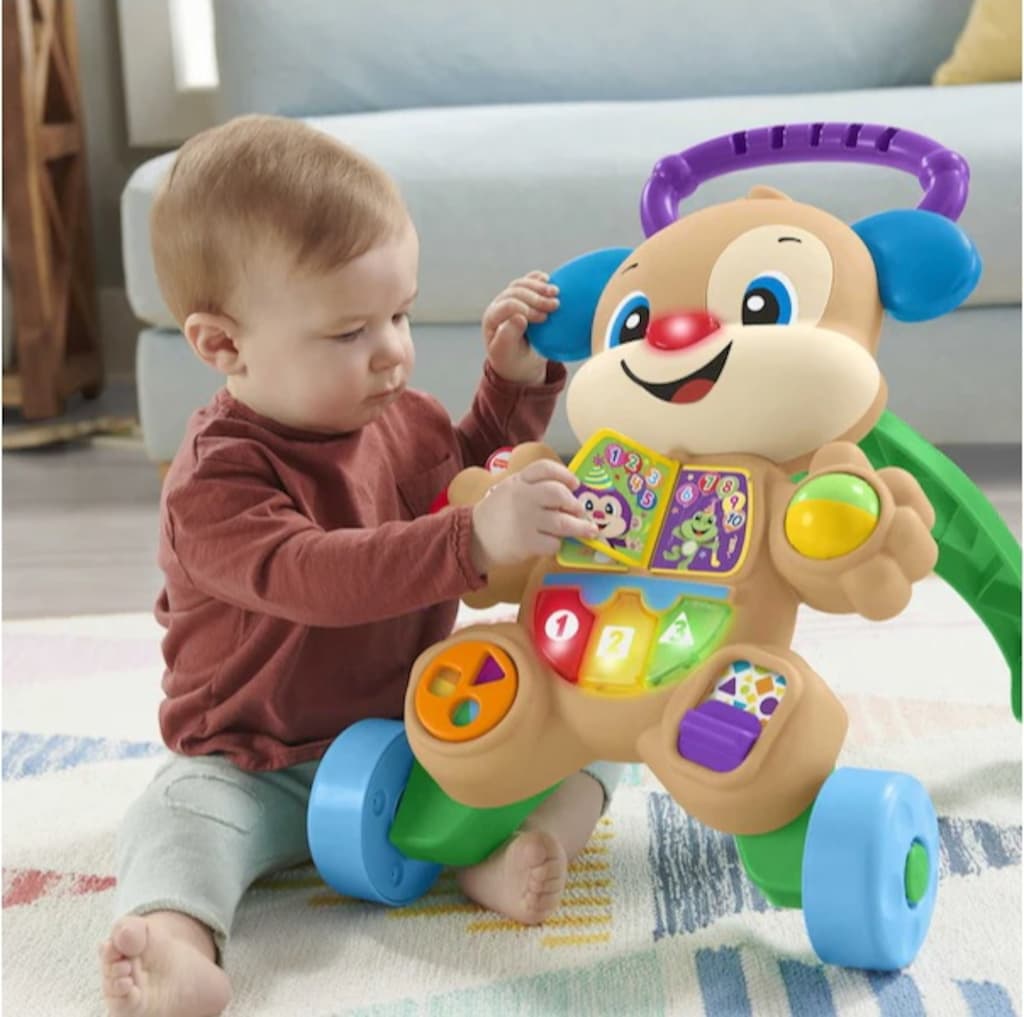 Fisher Price Türkçe ve İngilizce Eğitici Köpekçik Yürüteç FTG10 - 4