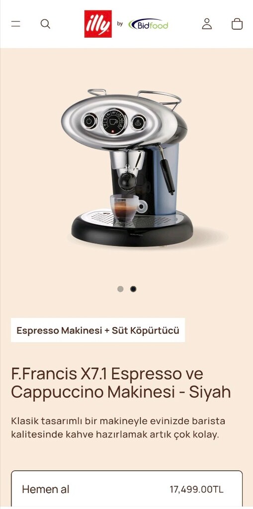 illy Francis Francis ikonik kahve makinası - 11