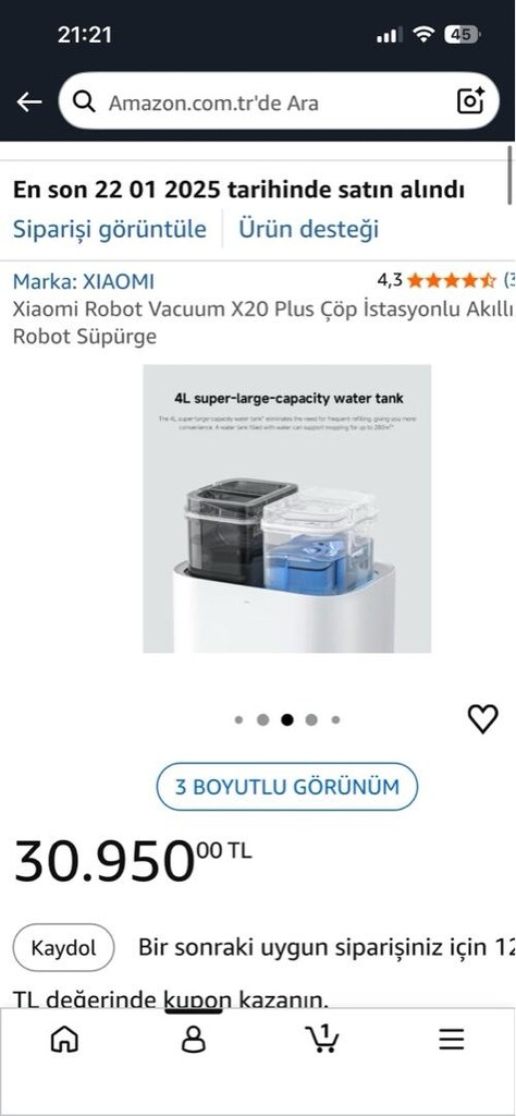 1 YILLIK AKILLI SÜPÜRGE GARANTİLİ KUTULUUU - 5