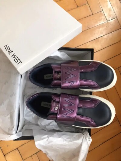 Nine west lacivert spor ayakkabı