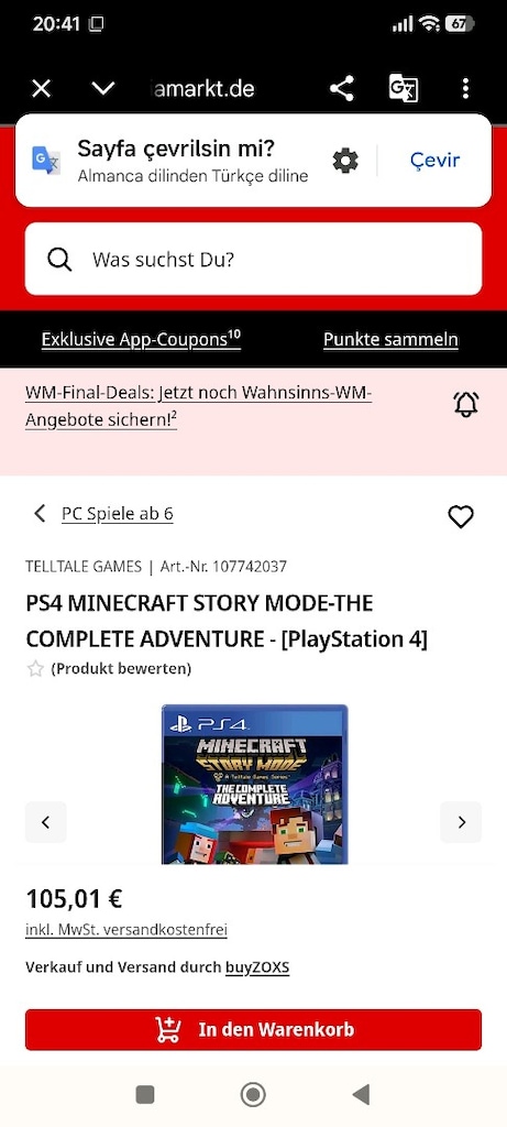 PS4 MİNECRAFT STORY MODE DAS KOMPLE RTE ABENTEUER (NADİDE) - 4