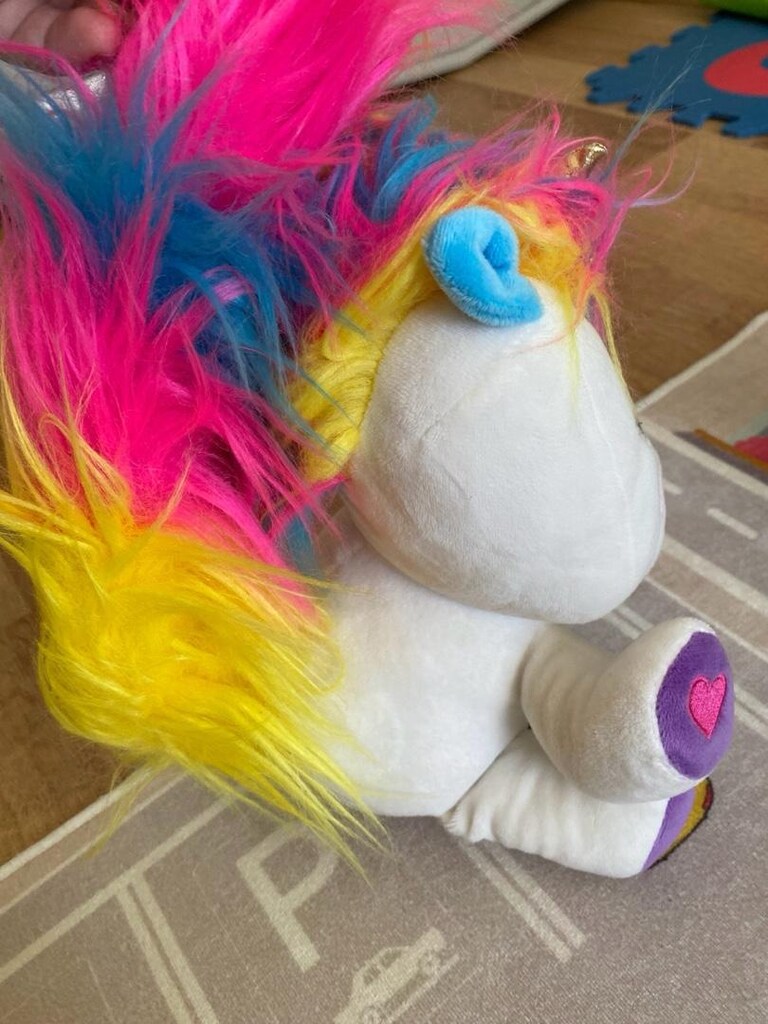 sesli hareketli peluş unicorn - 2