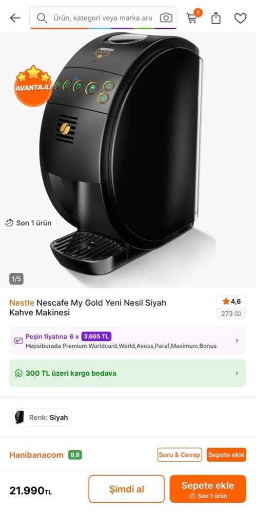 kahve makinesi nescafe gold - 6