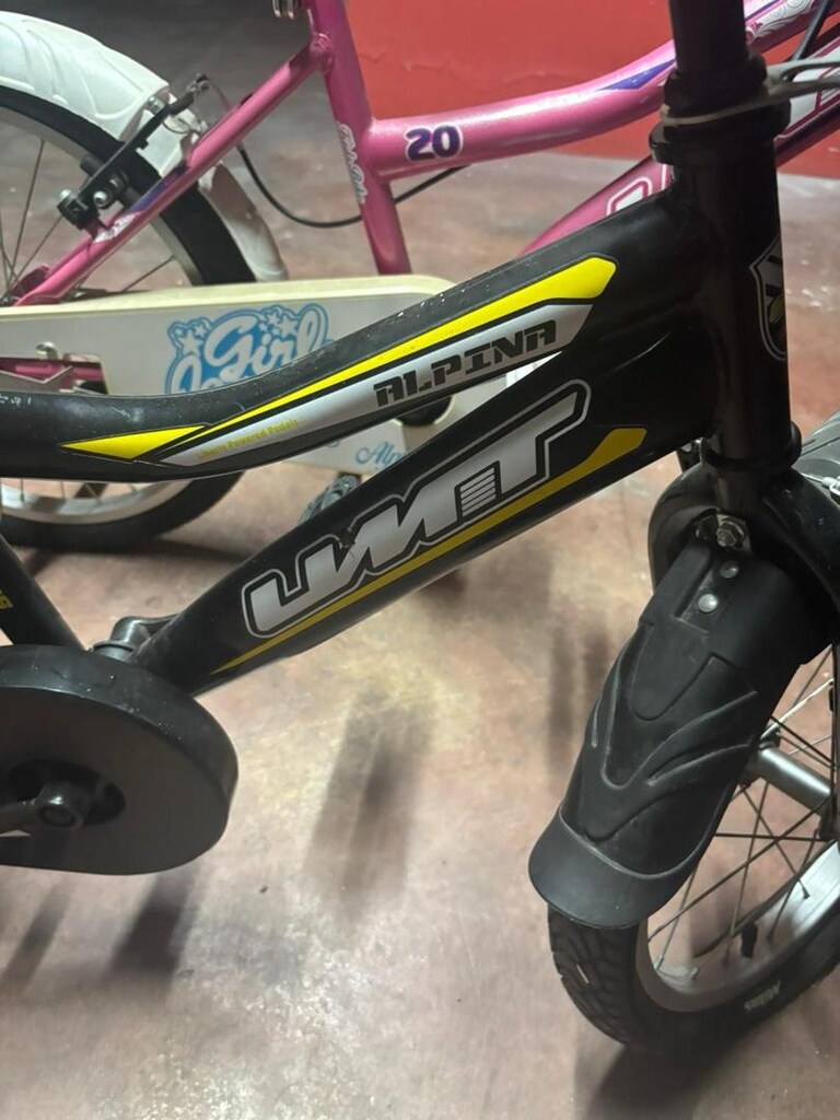 BMX Sarı Bisiklet ve pembe kız bisikleti - 5