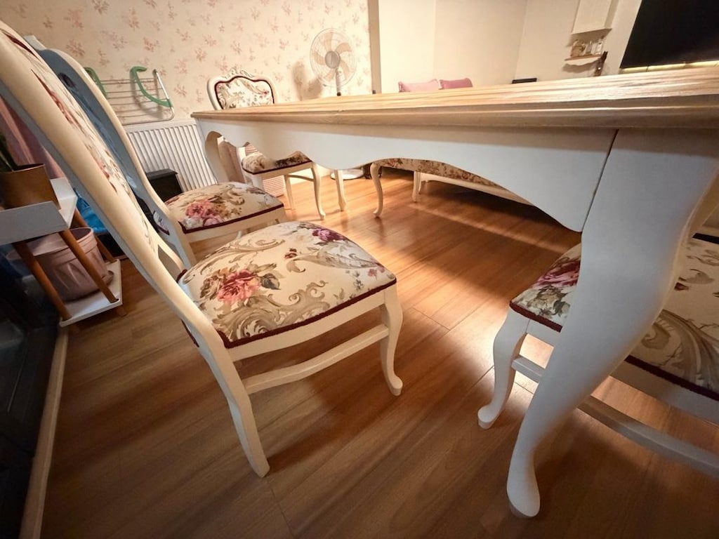 Çok Temiz Avangart Yemek Odası Takımı – 190x90 Masa + 4 Sandalye+Benç - 2