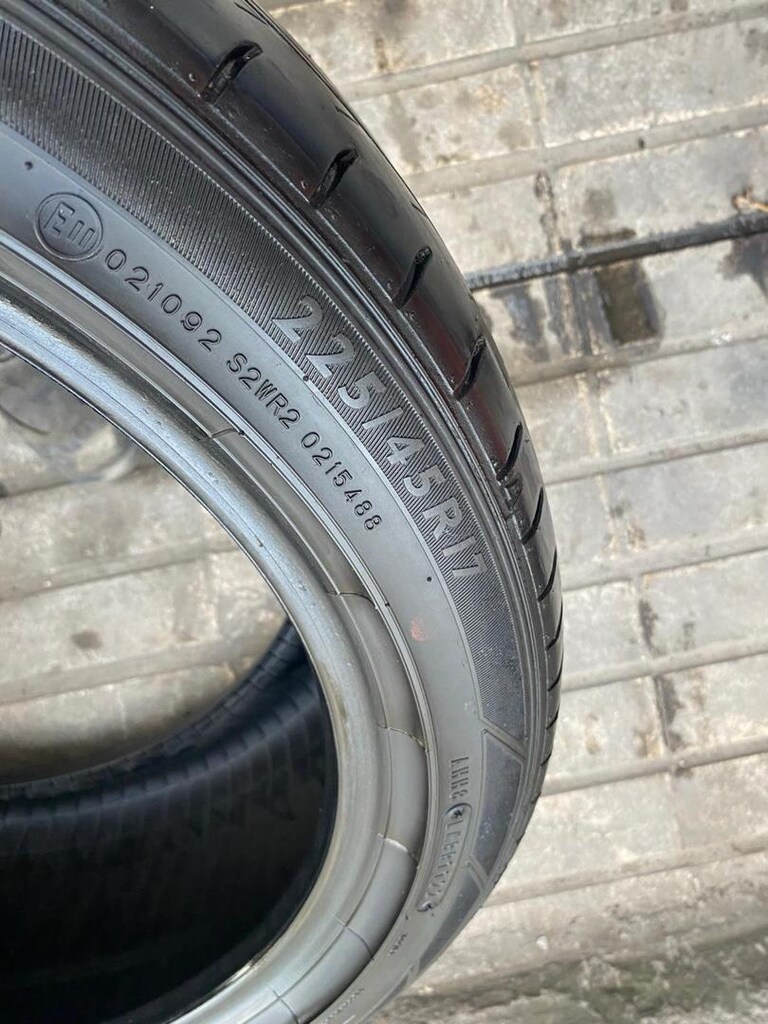 225 45 17. 4 adet temiz lastikler montaj dahil fiyat - 5