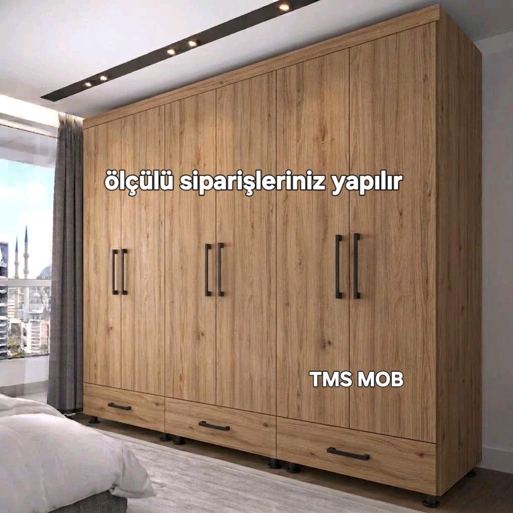 Dolap Mdf Gardırop Elbise Yüklük dolabı giysi dolabı - 2