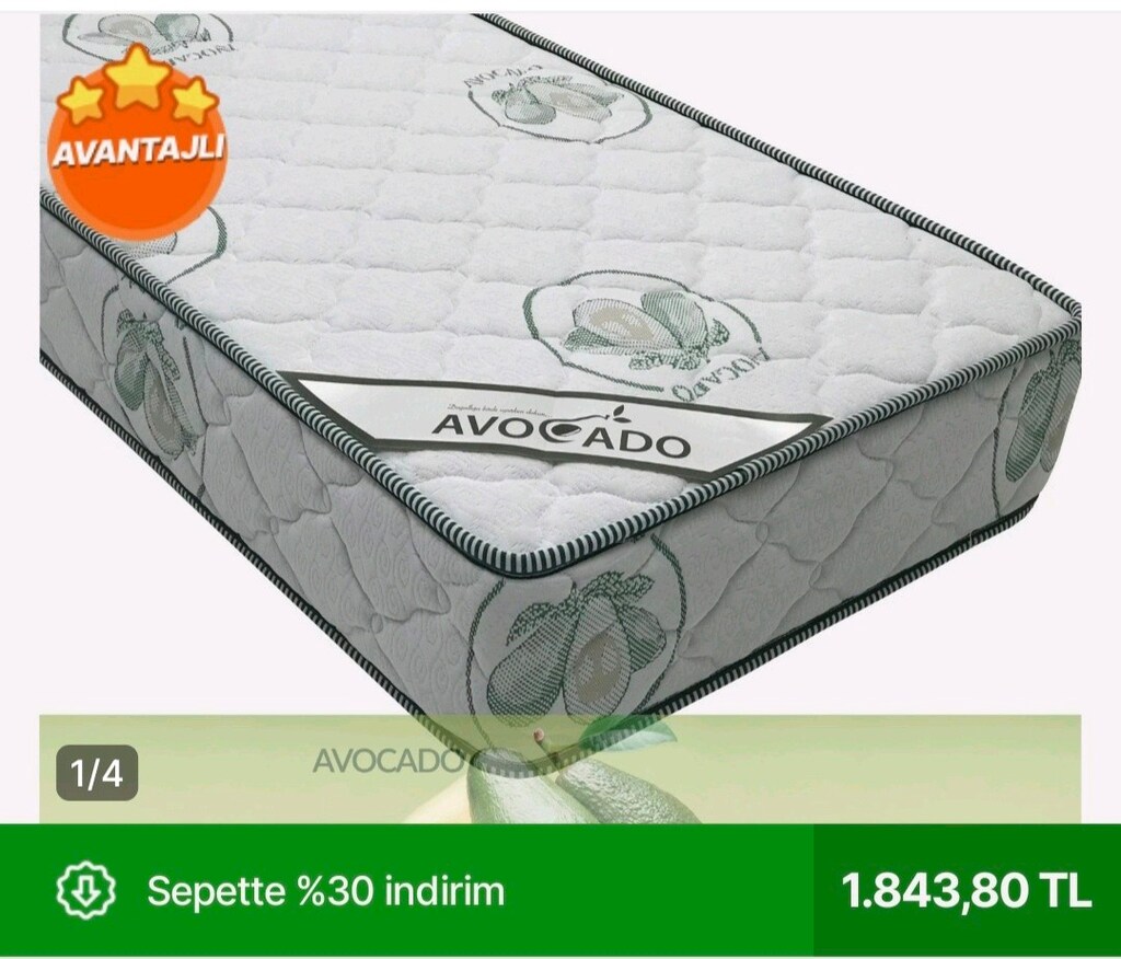Ahşap Sallanır Beşik + Full Ortopedik Yaylı Yatak - 6