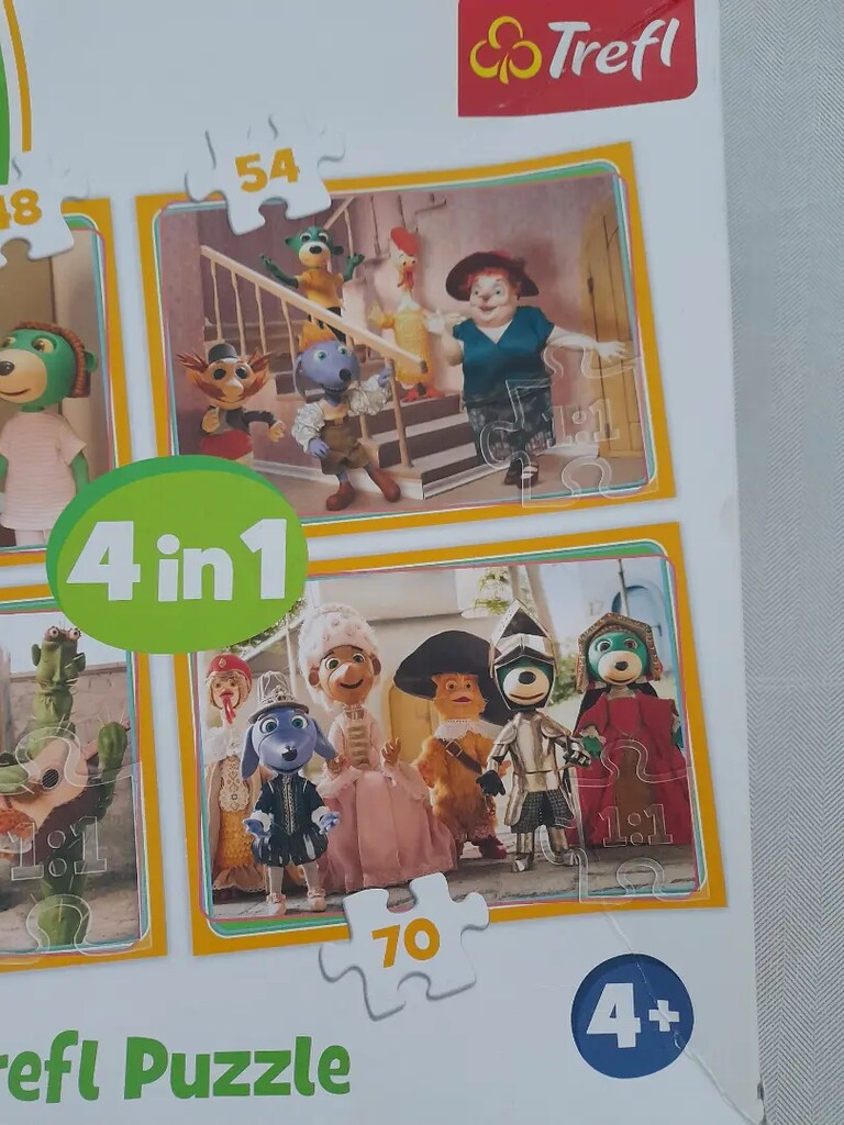 Trefl 4lü Kutulu Çocuk Puzzle - 4