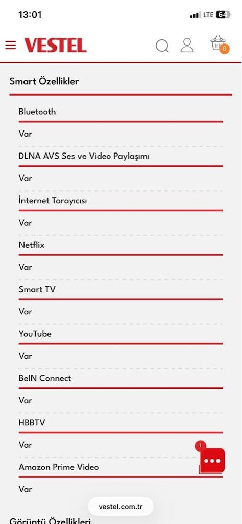Vestel 55inç TV - 5