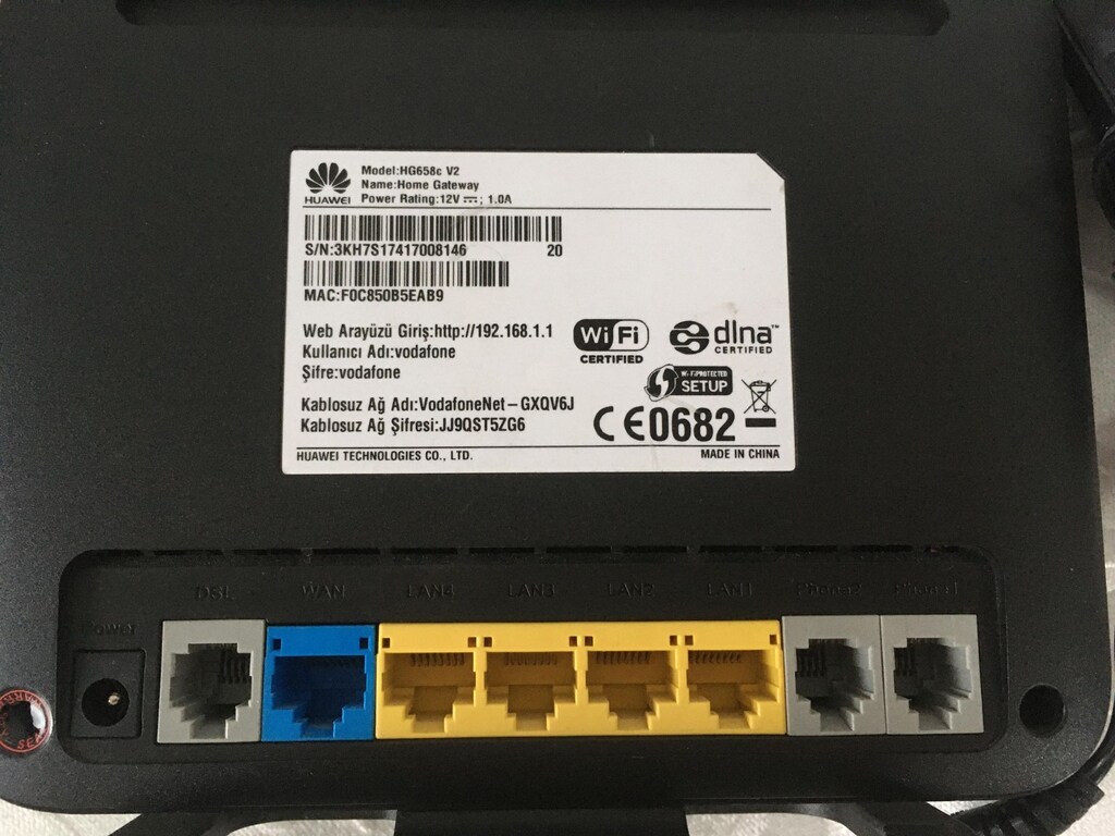 Huawei HG658c V2 VDSL Modem - 3
