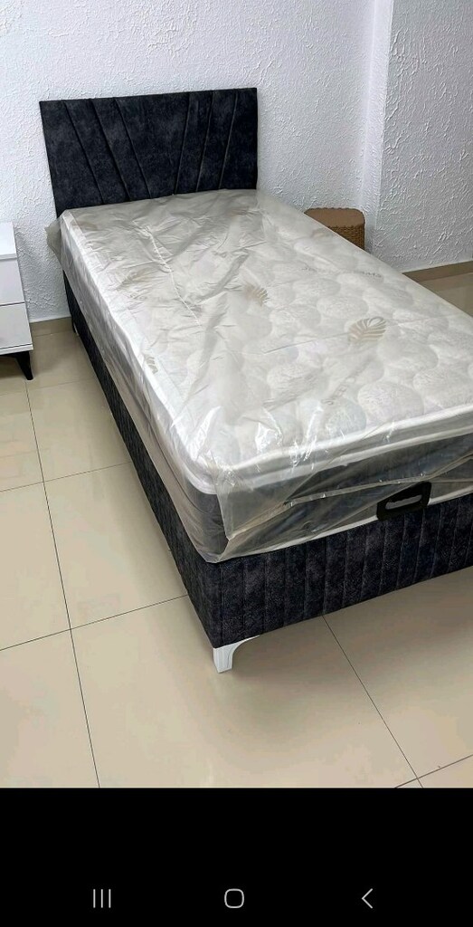 Sıfır 3 Kapılı Bohem Dolap + Tek Kişilik Baza + Yatak + Başlık - 10