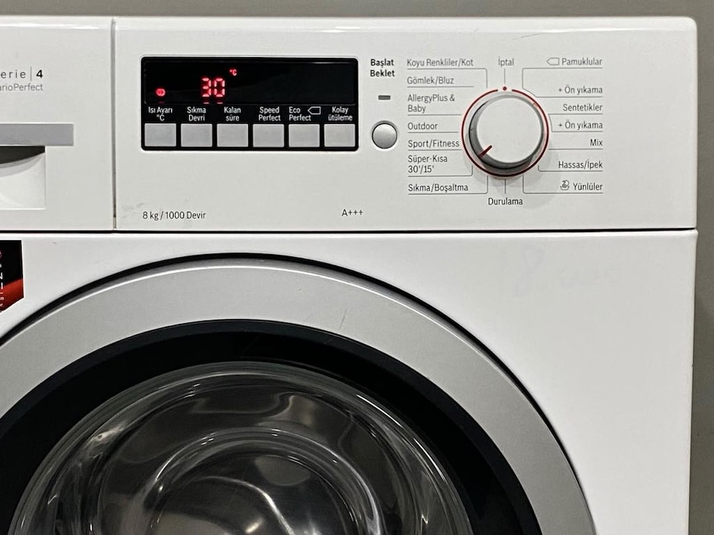 BOSCH 8 KG SERİE 4 MODEL YENI NESIL A+++ ÇAMAŞIR MAKİNESİ HEMEN TESLİM - 2