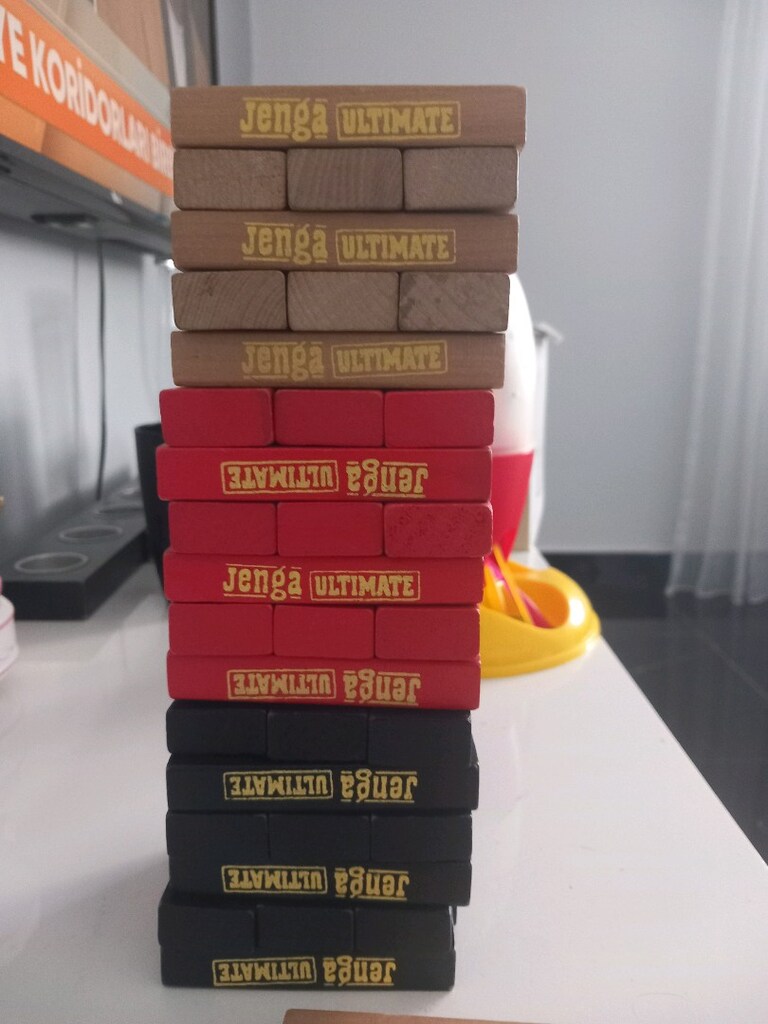 jenga denge tahtaları renkli - 2