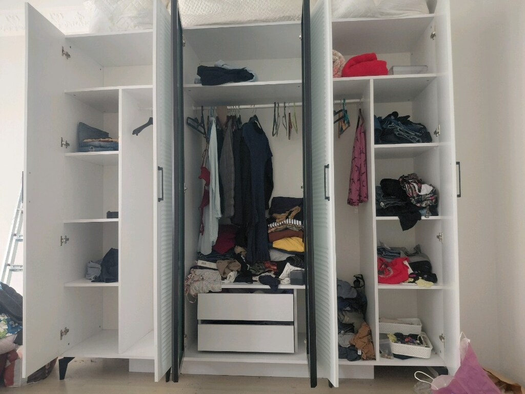 Gardlop MDF, Beyaz Renk, Çok Güzel, Sağlam, 223 boy,241 en - 2