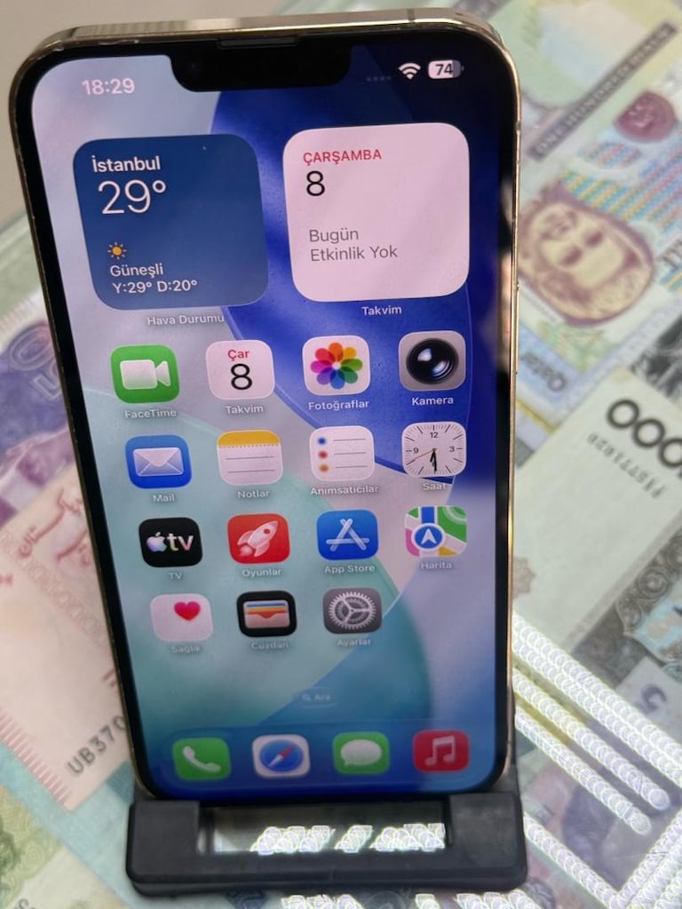 İPhone 13 pro max 128gb pil 77 - 7