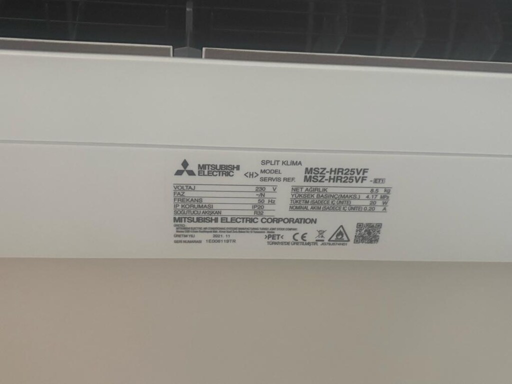 Mitsubishi Electric msz hr25vf 9000btu klima - 2