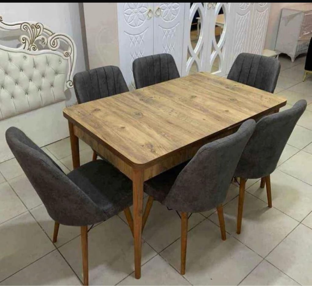 Sıfır Yemek Masası Takımı 6 Kişilik - 14
