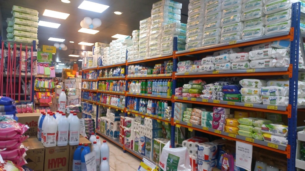 gross rafı ve kasiyer barkod sistemi ve kamera sistemi ve sütlük dolab - 6