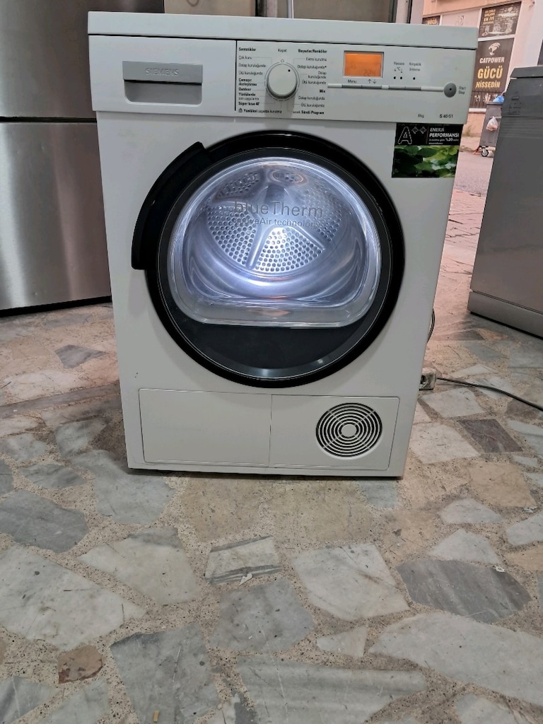 sıfır gibi ısı ponpalı Siemens 8kloluk kurutma makinesi 8.500tl - 6